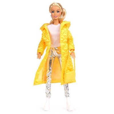 Кукла тип Модель София 29см, руки и ноги сгиб, зимняя одежда, с аксесс. коробка 66001-W8-S-BB (Карапуз)