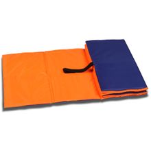 Коврик гимнастический детский INDIGO SM-043-OBL, оранжево-синий