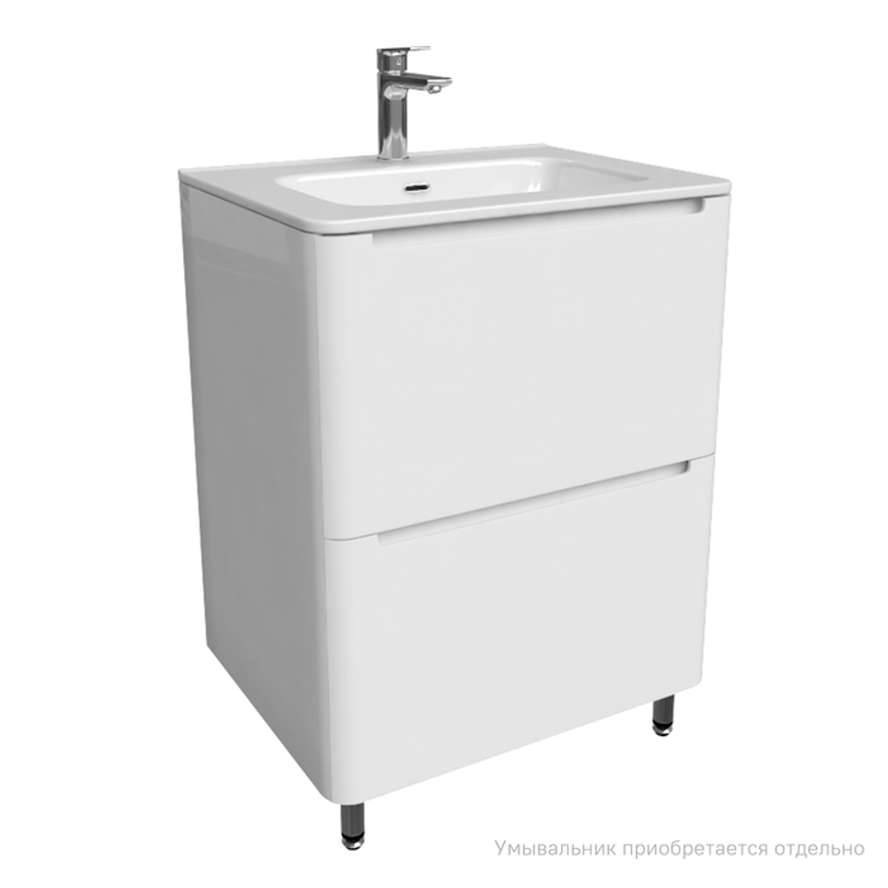 Тумба напольная IDDIS Edifice, белая, 60 см, EDI60WFi95