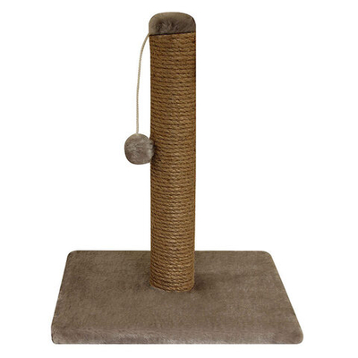 Когтеточка "Столбик № 2" с игрушкой однотонная, 360*360*460мм, Gamma