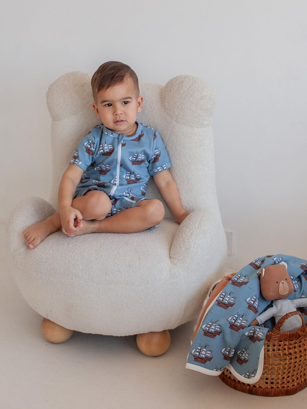 Песочник Mjölk Sleep and Play Морской бой