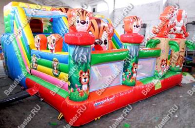 Коммерческий надувной батут "Тигриная страна мини"
