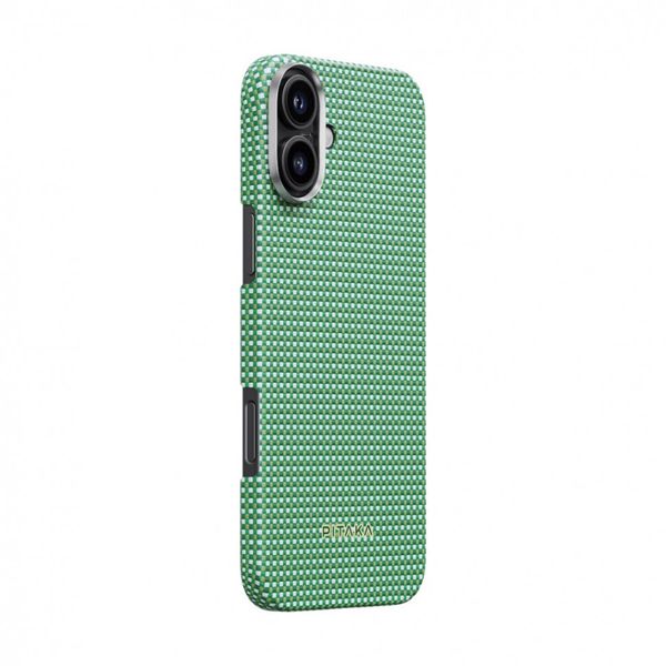 Чехол Pitaka Ultra-Slim для iPhone 16, Зеленый | Forest Green