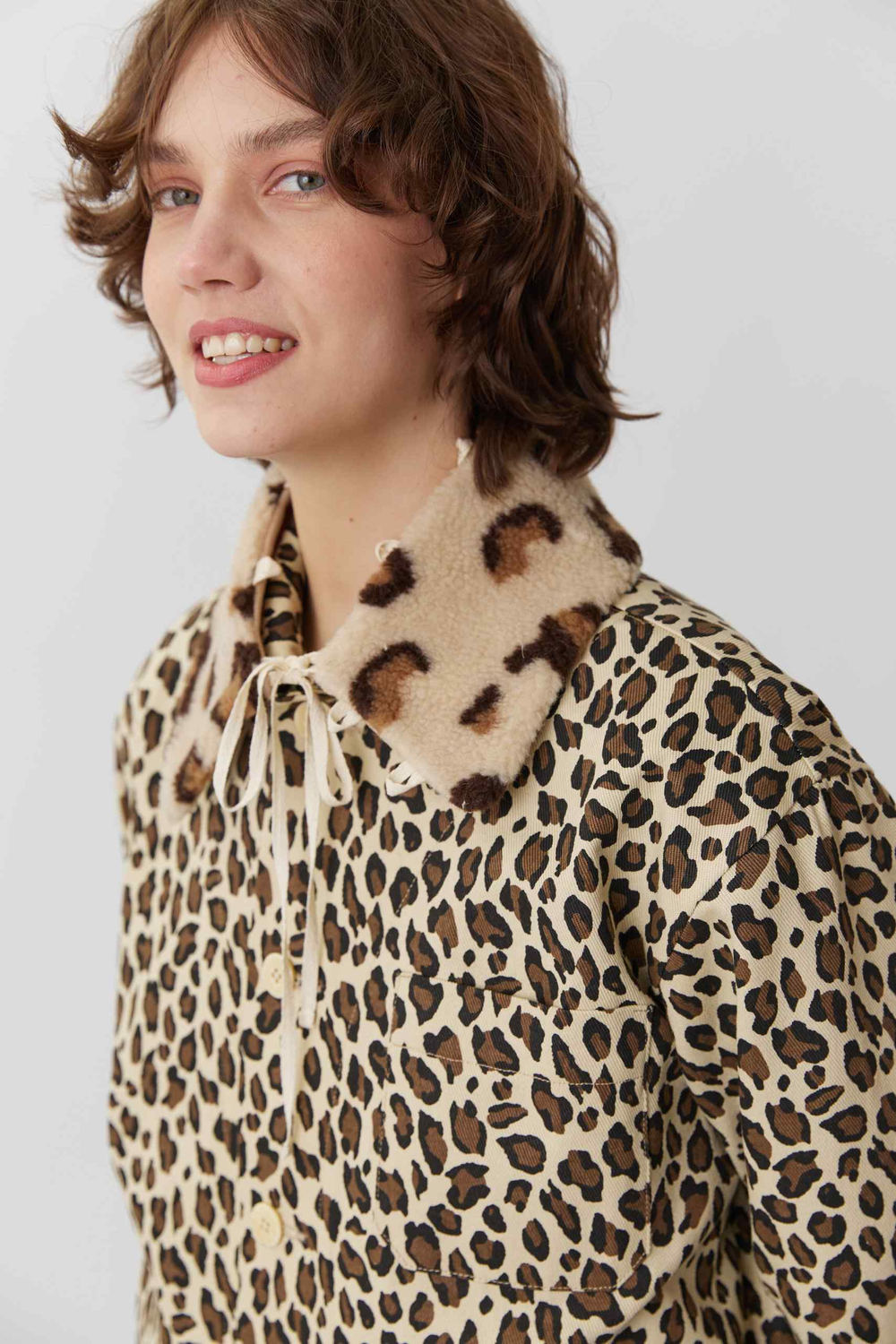 Леопардовый воротник