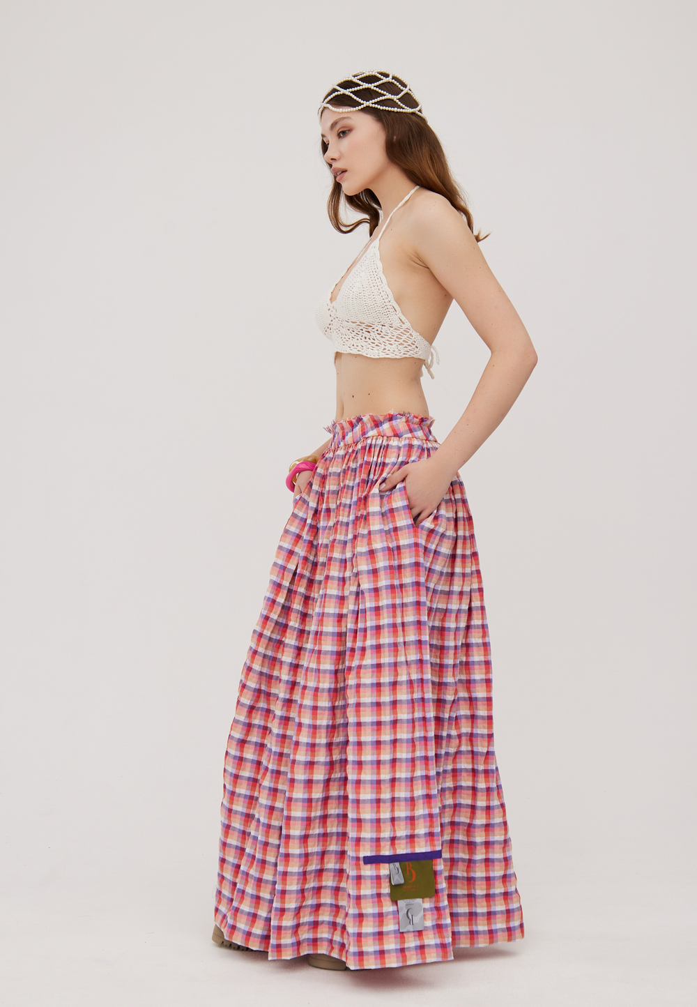 Юбка Клетка