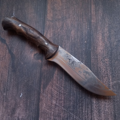 Нож кованый Кизляр с ножнами