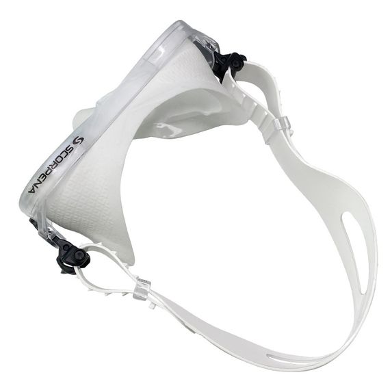 Маска Scorpena M3 с двумя ремешками белая