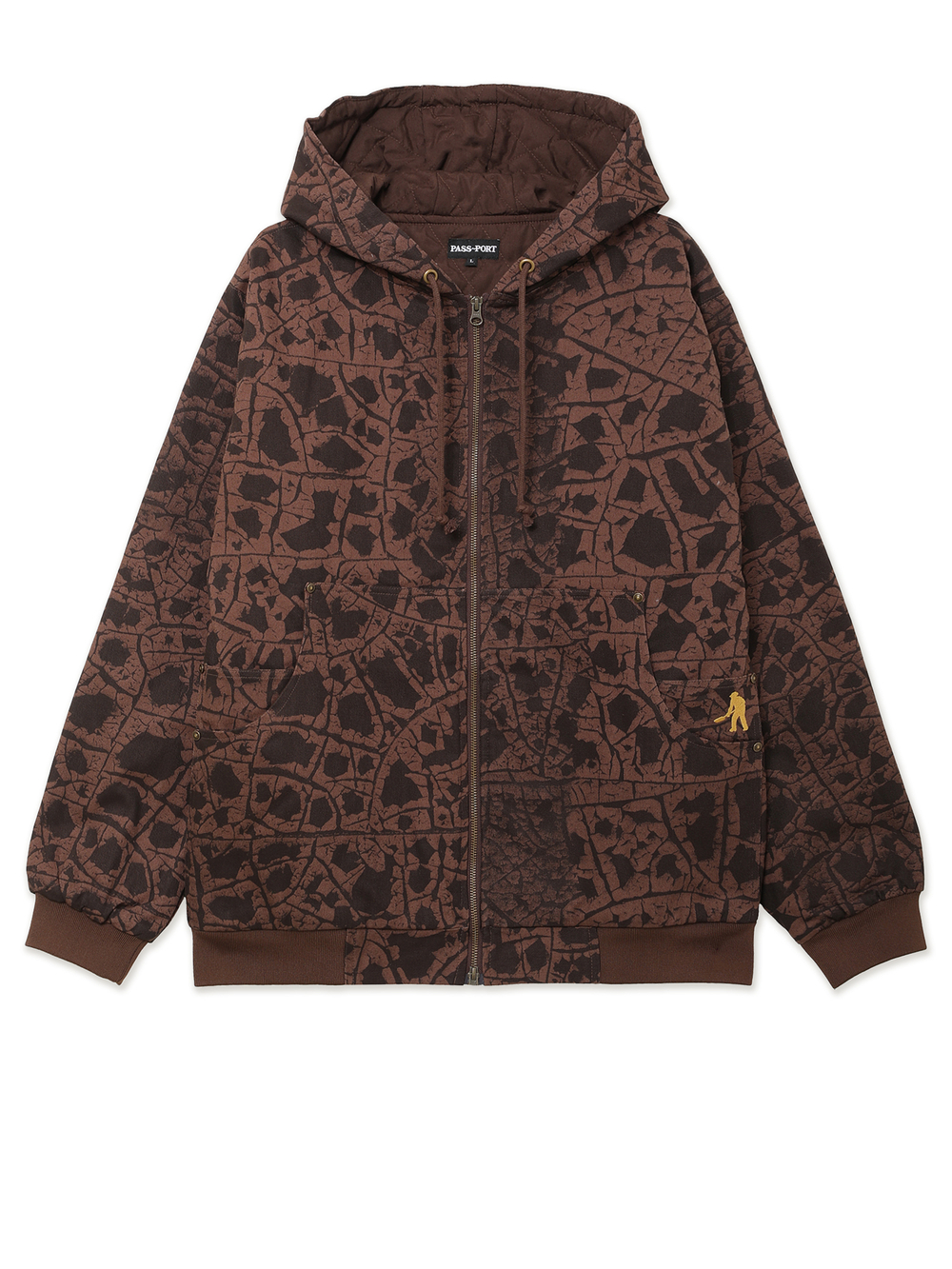 Толстовка С Капюшоном На Молнии Weathered Diggers Club Zip Hoodie