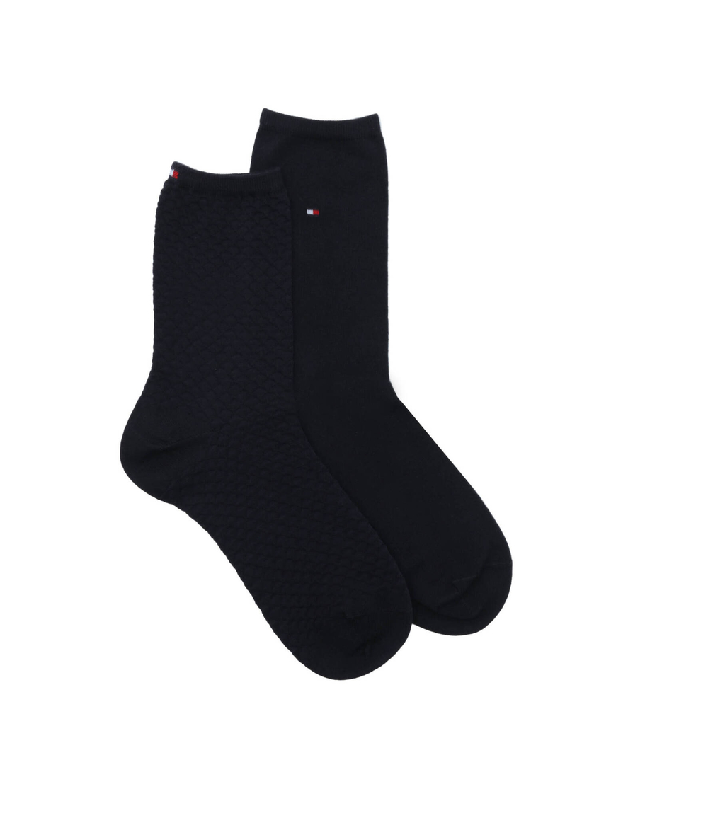 Носки 2 пары TH WOMEN SOCK 2P CF2Y Tommy Hilfiger - темно-синий(701227563)