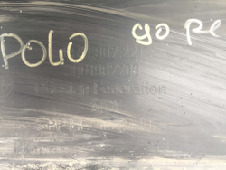 Бампер передний Volkswagen Polo 5 Sedan 10-15 Б/У Оригинал 6RU807221