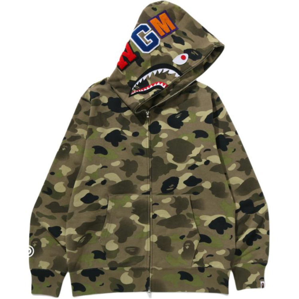 A Bathing Ape Bathing Ape Camouflage Pattern Zip Fastening Худи