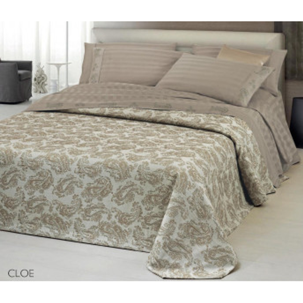 Покрывало 265x265 GF Ferrari Клоэ Tortora светло-коричневый