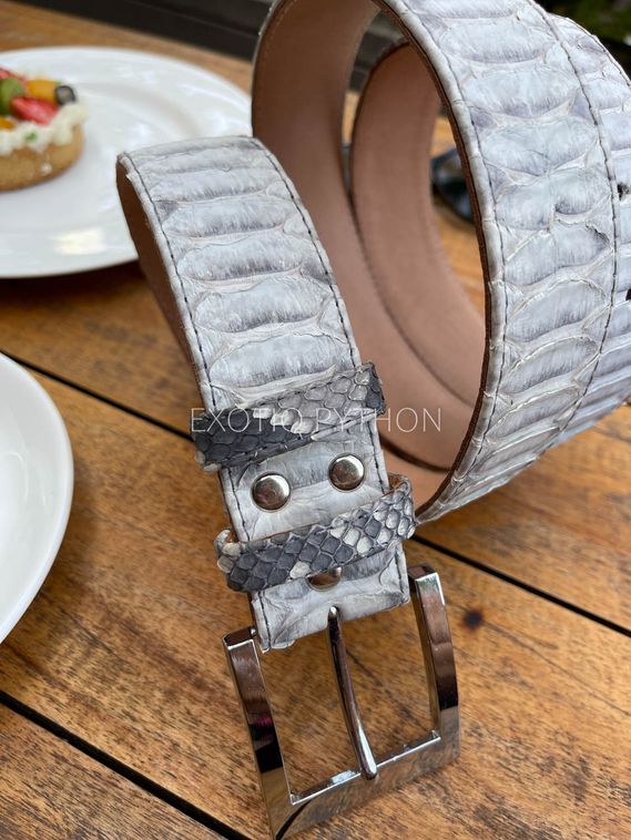 Ремень из кожи питона AC-108