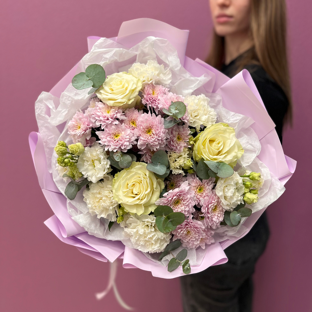 Букет "Пудровое облако" #32
