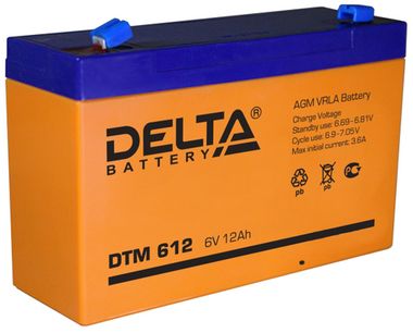 Аккумуляторы Delta DTM 612 - фото 1