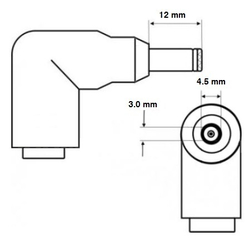 Блок питания (сетевой адаптер) для ноутбуков Dell 19.5V 4.62A 90W 4.5x3.0 с иглой