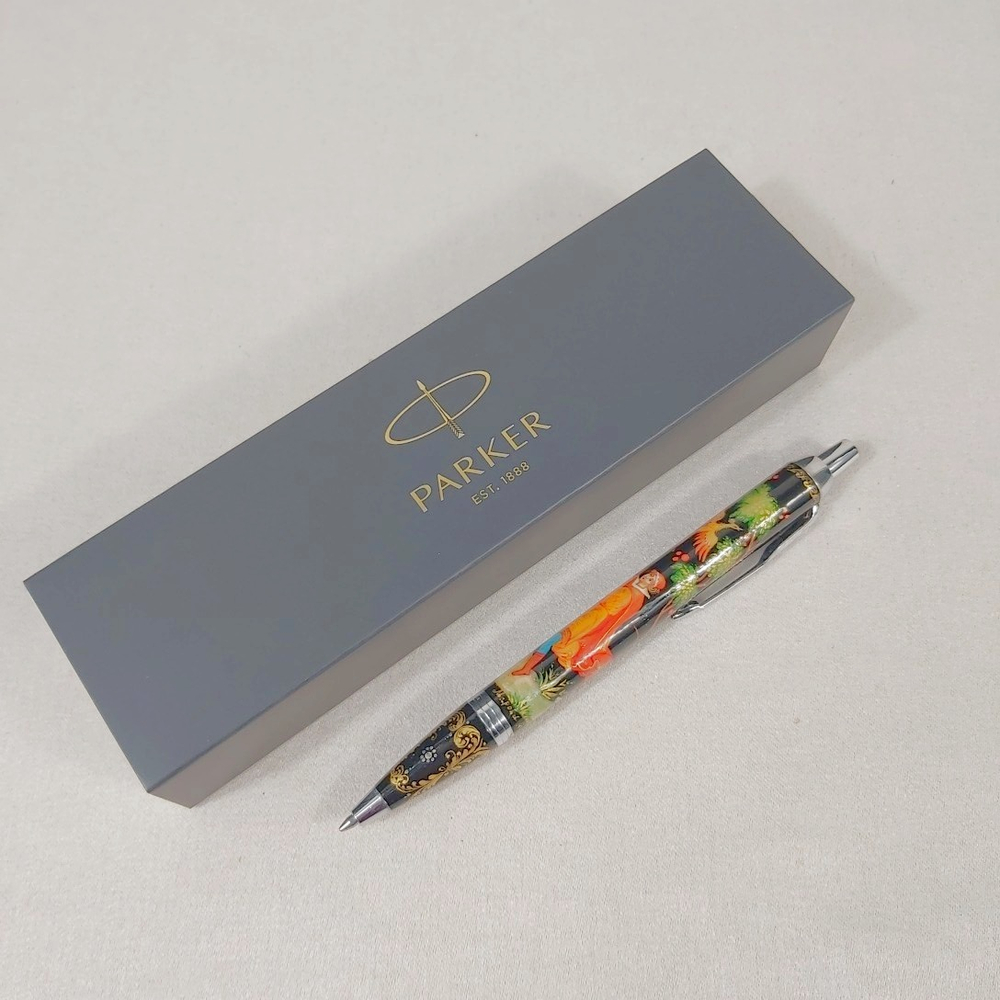 Ручка коллекционная с ручной росписью Палех "Иван-царевич и Жар-птица"