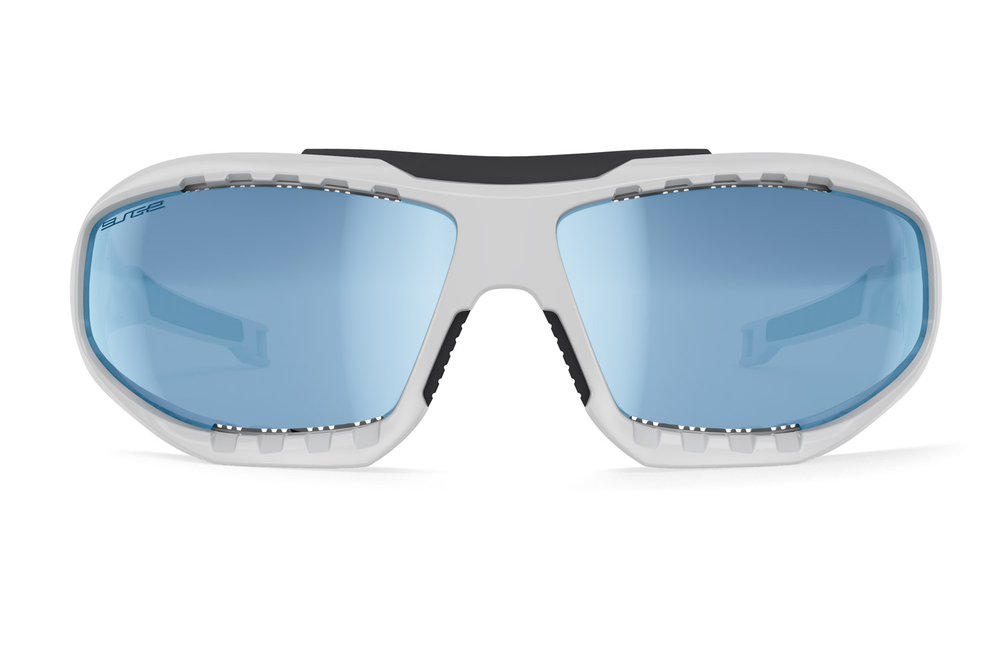 Спортивные очки LiP Surge Aero / Stone White - Black / PC Polarized / Vivide Ice Blue