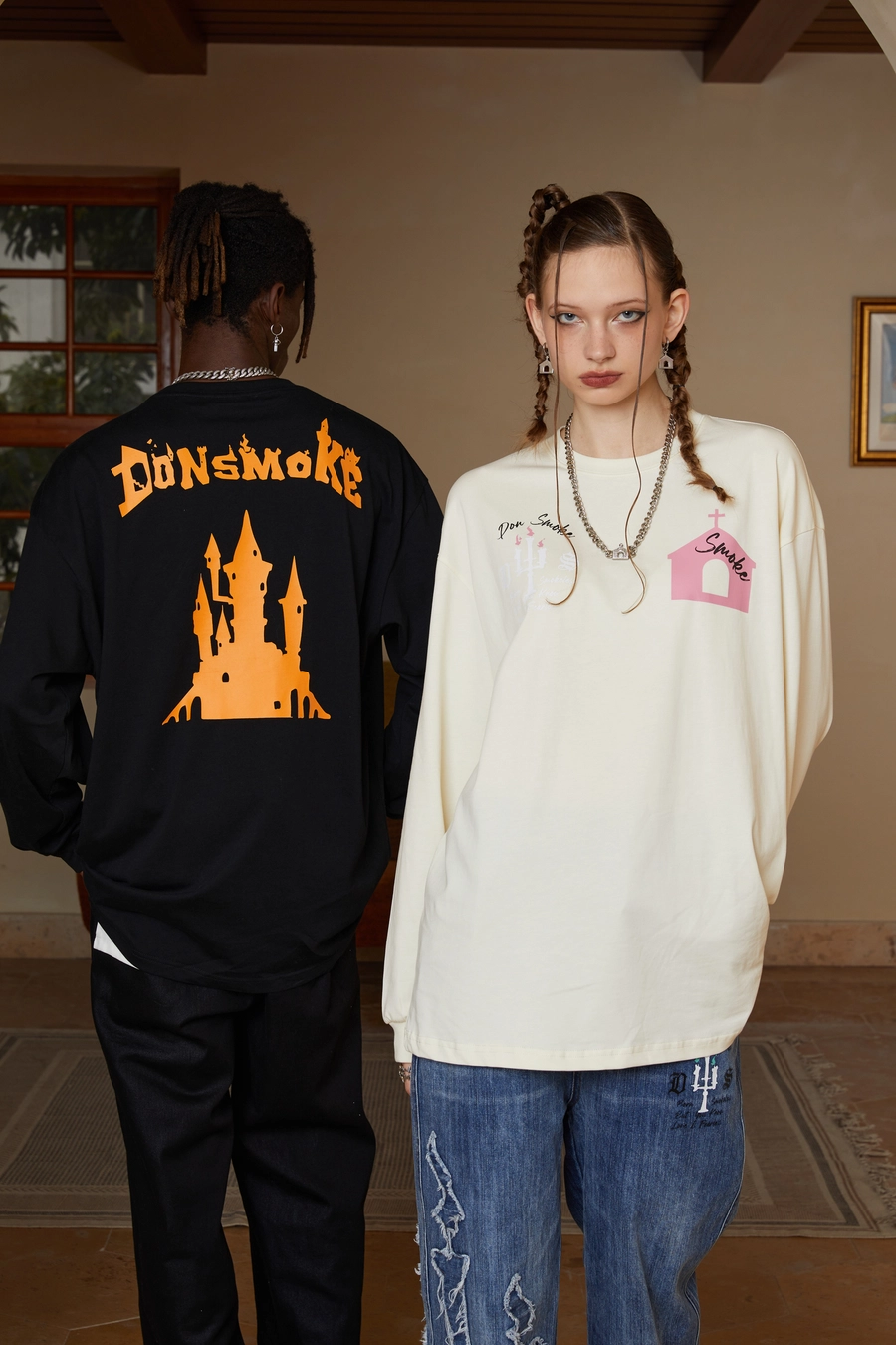 Лонгслив DONSMOKE "DSM Castle" Oversized Longsleeve