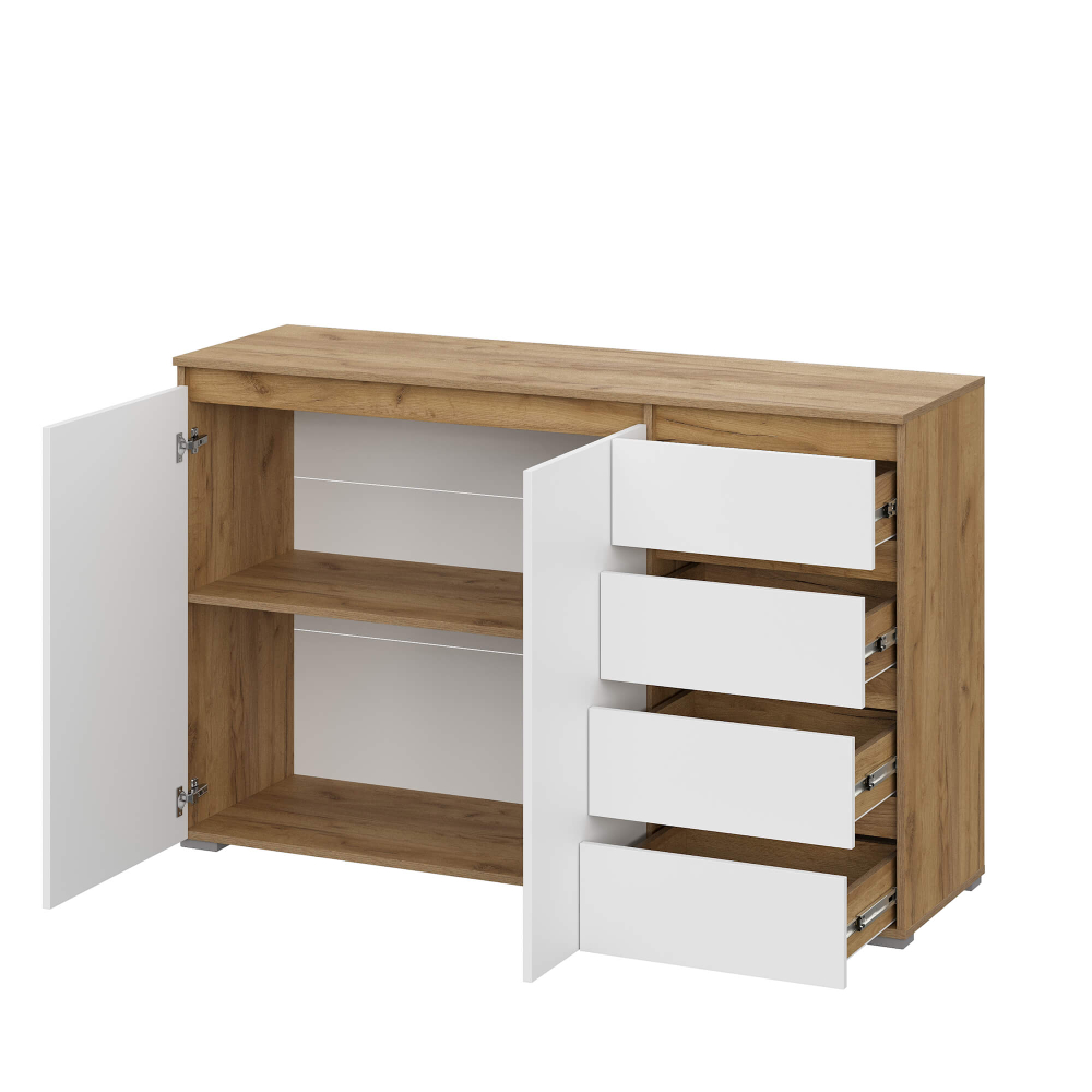 Комод КМ 06 (4 фасада справа) "Люмо"