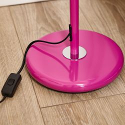 UML-T702 E14 PINK Торшер напольный под лампу Е14. 60W. с регулировкой наклона. Механический выключатель. Розовый. ТМ Uniel
