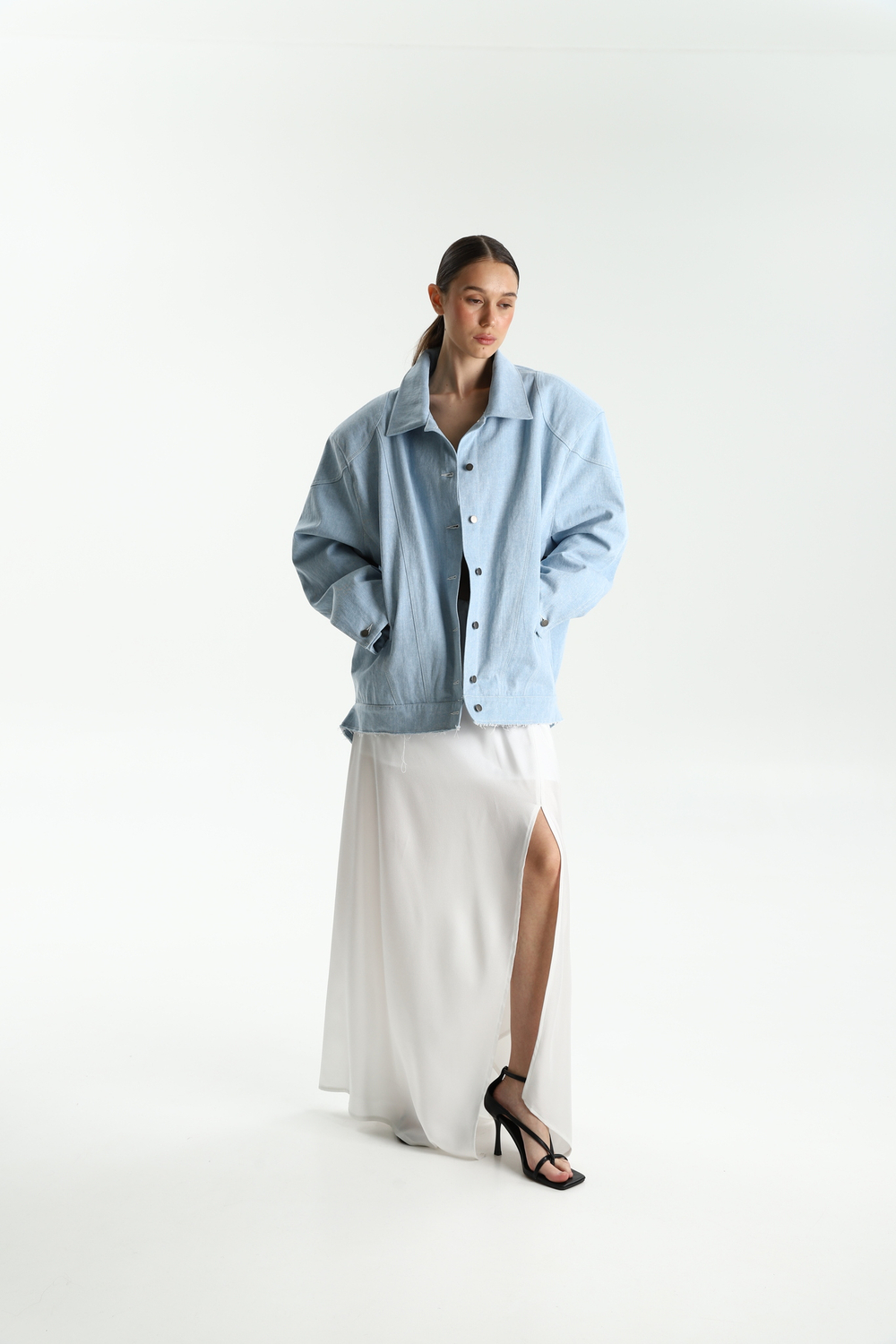 Джинсовая куртка IF SUMMER NOT Light Blue