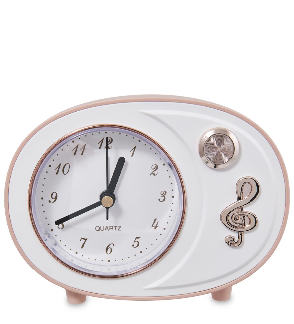 GAEM Art CL-28/2 Будильник «Скрипичный ключ» розовый