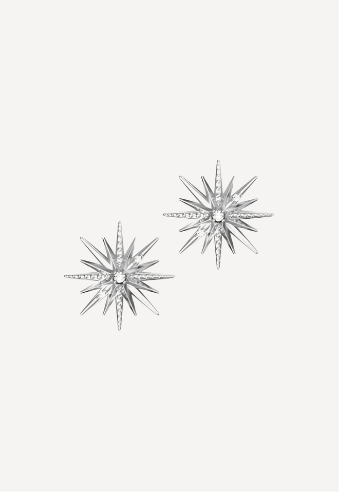 Серьги-пусеты «Большая звезда»