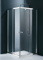 Душевое ограждение JOY, 100x100x190, профиль хром, стекло матовое, ST-JOY1010-NMTCR
