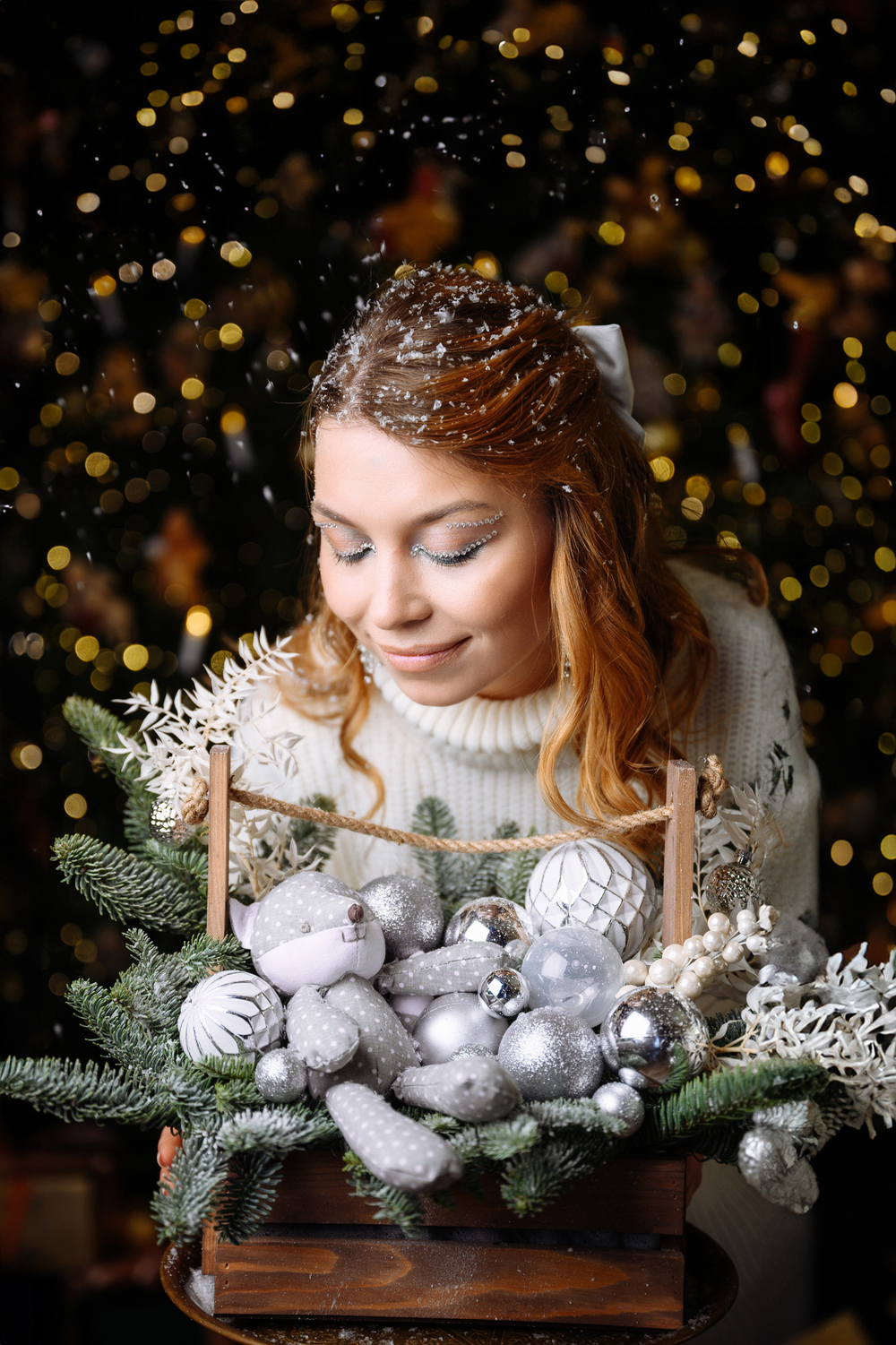 Новогодняя композиция Снежный бум