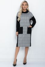 Платье Брэтта (светло-серое) П11355 LT Collection