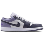 Jordan Air Jordan 1 Cushioning Low top Vintage Basketball Shoes Men's Purple White