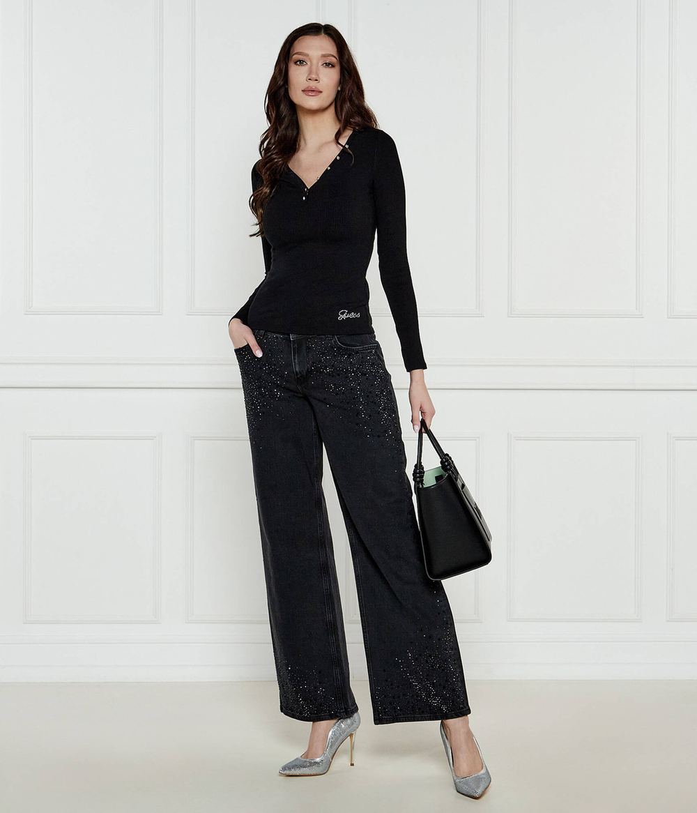 Блузка KYLA GUESS - черный(W4BP51 KBCO2)