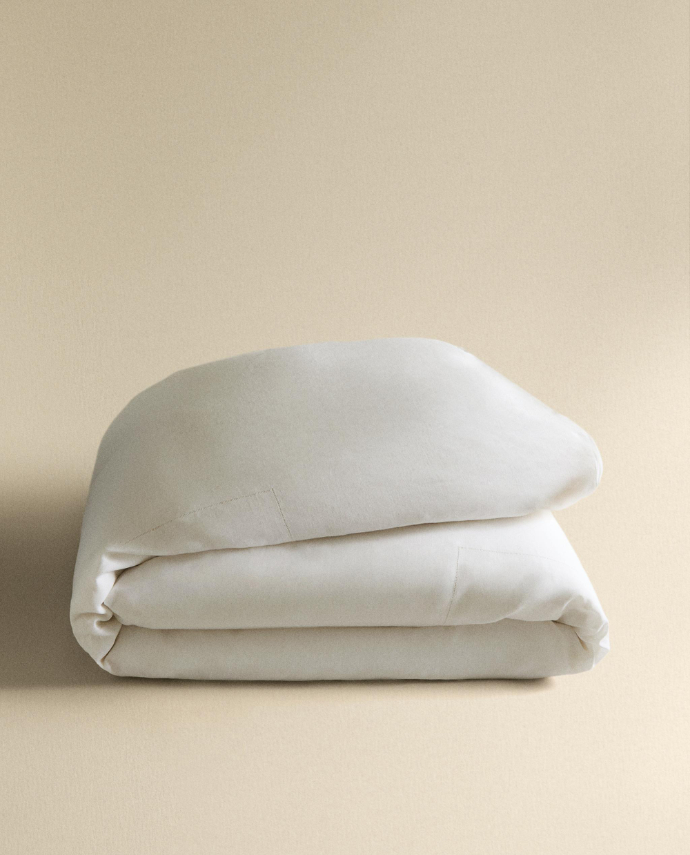 Пододеяльник Zara Home хлопок, лён 100%, однотонный, 6116/088