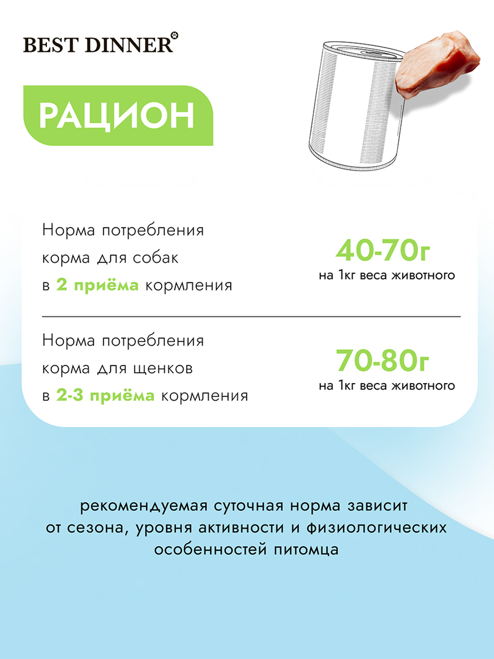 Best Dinner Эксклюзив Vet Profi для собак - Консервы Exclusive Hypoallergenic"С индейкой и уткой" 340 г