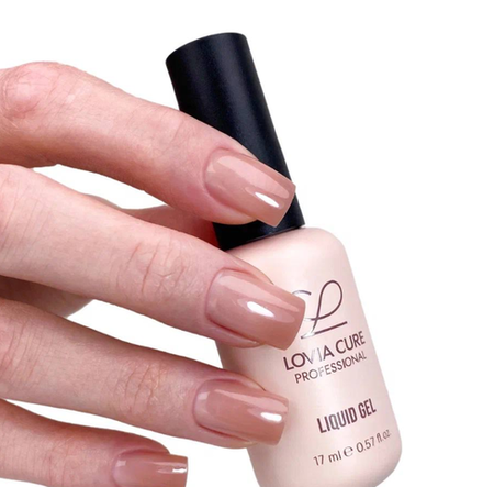 Lovia Cure 4in1 Liquid Gel LG 26 - Полигель Архитектор нежно-бежевый, 17 мл