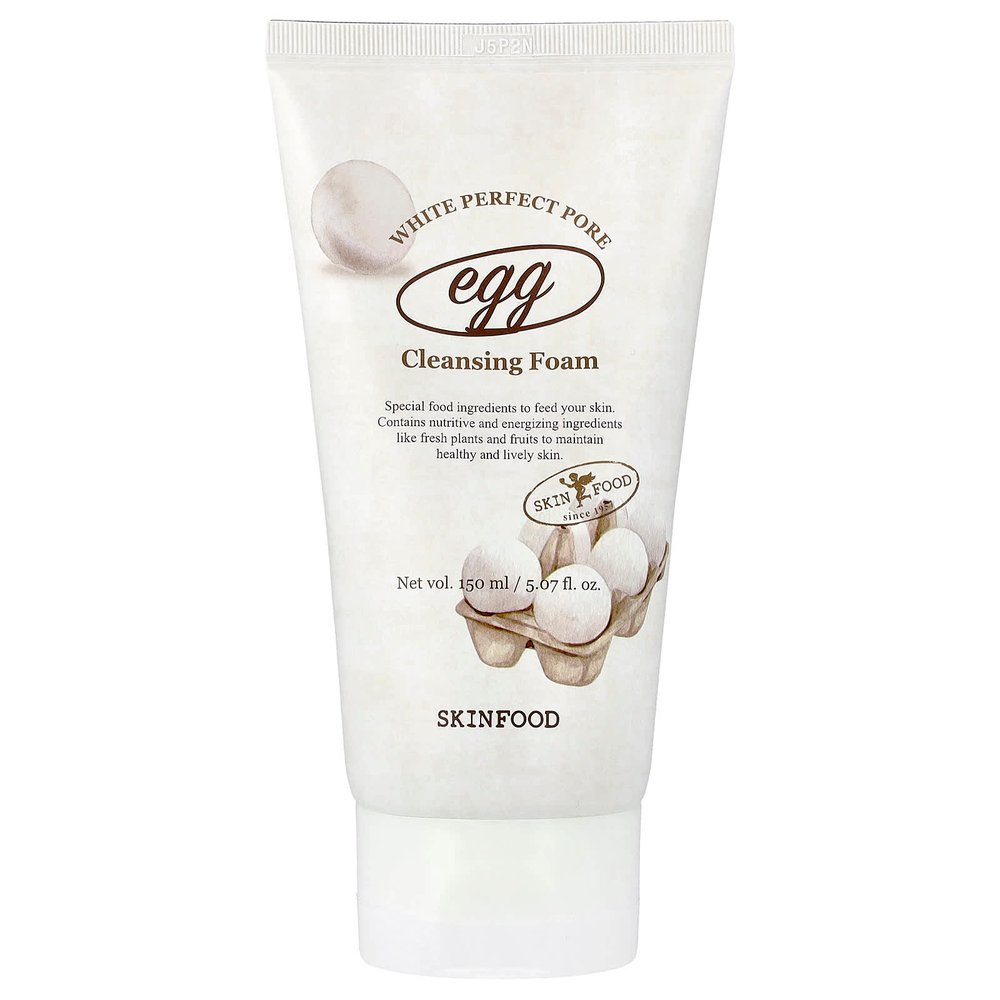 SKINFOOD, Очищающая пенка с яичным белком Perfect Pore, 150 мл (5,07 жидк. унц.)
