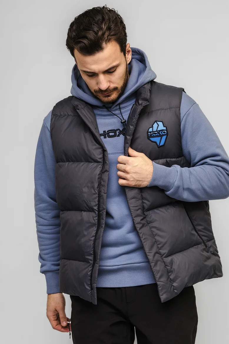Жилет "НОХО" утеплённый, унисекс, цвет "Стальной ледник"