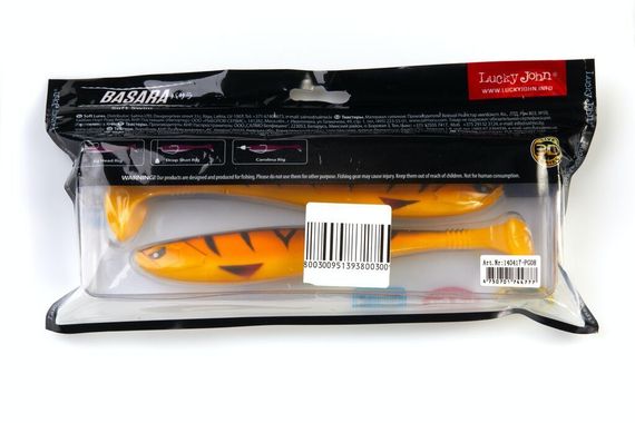 Виброхвосты LJ 3D Series BASARA SOFT SWIM 7,5in (19,05)/PG08 2шт.