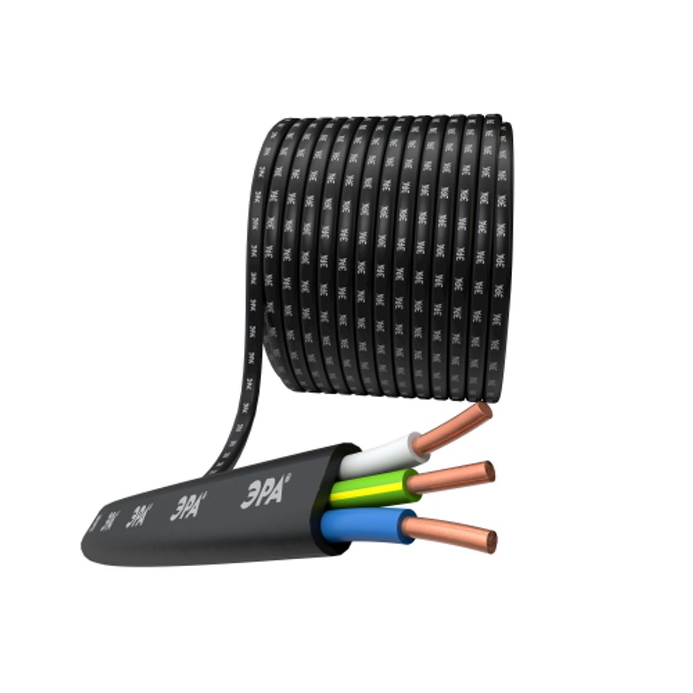 Кабель ЭРА ВВГ-Пнг(А)-LS 3х2,5 мм2 50м | Кабель ВВГ-Пнг(А)LS