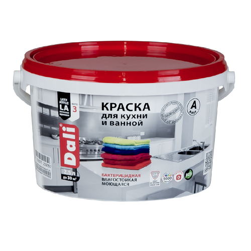 DALI Краска для кухни и ванной База А 2,5л