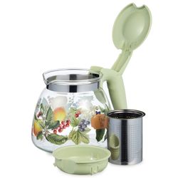 ЗАВАРОЧНЫЙ ЧАЙНИК AGNESS С ФИЛЬТРОМ "ФРУКТЫ" 900 МЛ.