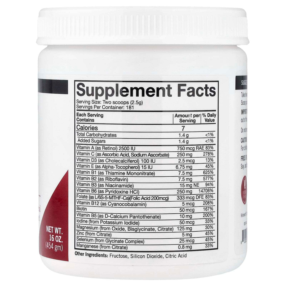 Kirkman Labs, Super Nu-Thera®, подслащенный порошок, 454 г (16 унций)