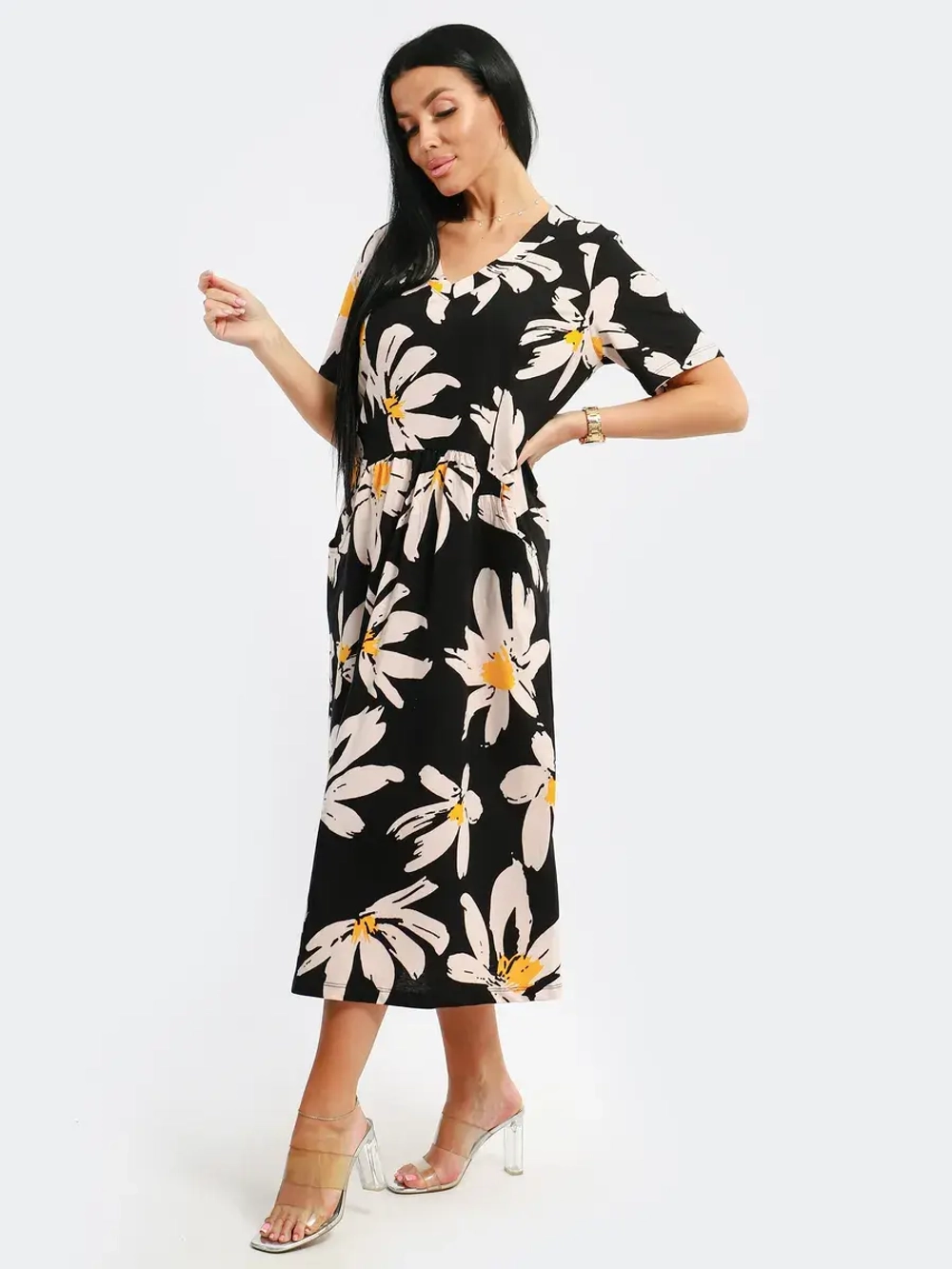 Платье бохо большие размеры