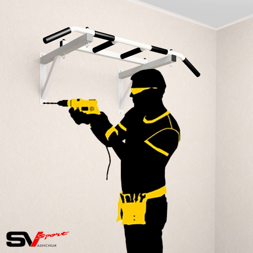 Монтаж турника Sv Sport, кронштейна для подвеса бокс. мешка Sv Sport
