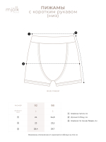 Пижама Mjölk Клетка