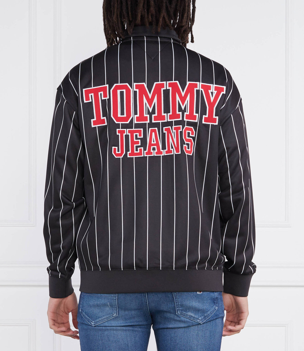 Худи TJM RLX PINSTRIPE TRACK JACKET Tommy Jeans - черный(DM0DM16360)