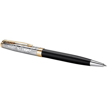 Шариковая ручка Parker Sonnet Reflection Black with Gold Trim