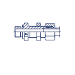 Штуцер FDE DS16 BSP 1/2 B4 (в сборе)