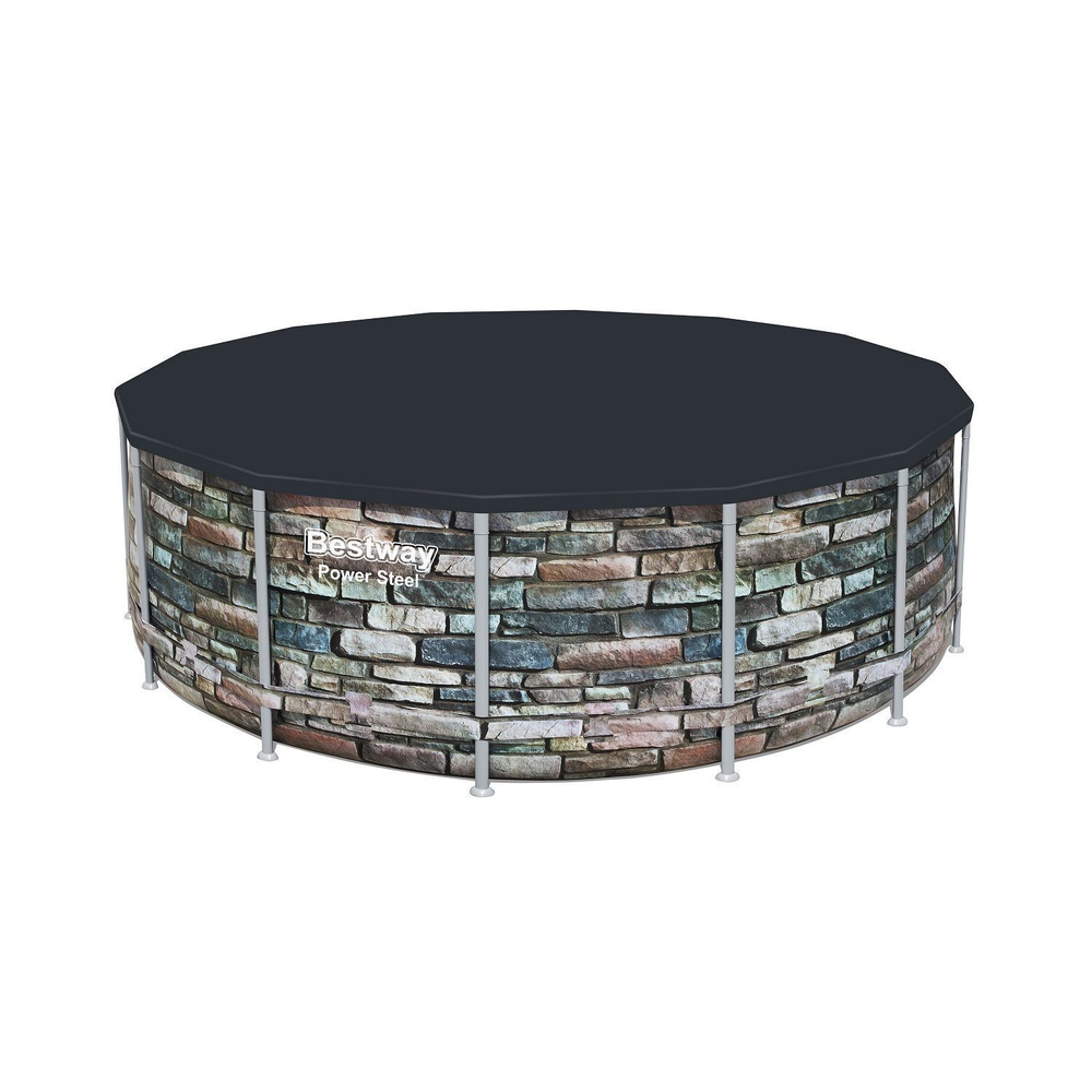 Каркасный бассейн Bestway Steel Loft 56889 (671х132 см) с картриджным фильтром, лестницей и защитным тентом